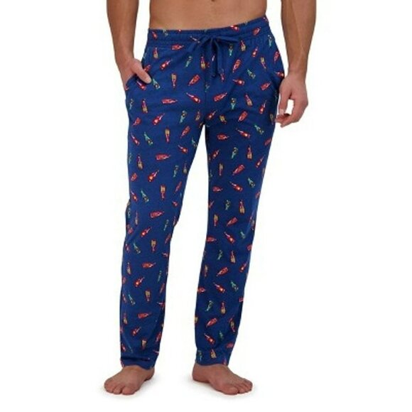 Men's Hot Sauce Print Pajama 2pc Set | Hanes | Medium - Picture 10 of 10